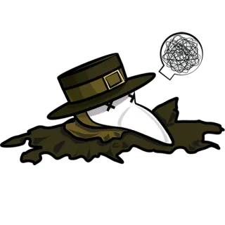 Chibi Plague Doctor telegram stickers