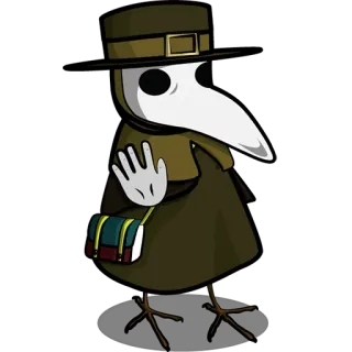 Chibi Plague Doctor telegram stickers