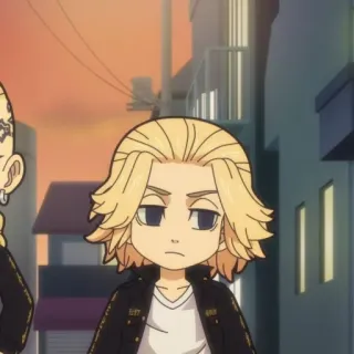 🎐 331a5d74 Manjiro Sano Tokyo Revengers Anime, Mangá, Personagem, Fanart telegram sticker