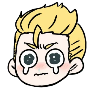 😭 0705259f @Hawks Anime, Kartun, Sedih, Menangis, Kesal, Emosional telegram sticker