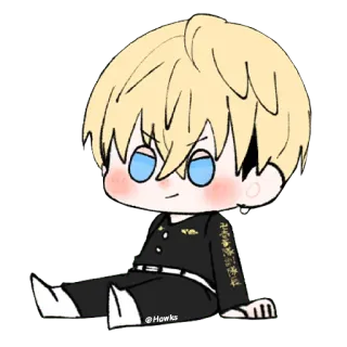 😏 4aeab592 東京卍會 Anime, Manga, Chibi, Kartun telegram sticker
