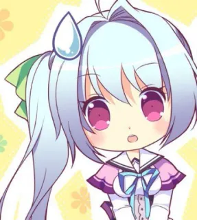 😅 cc10c20b anime, chibi, cute, kawaii, cartoon, manga, girl telegram sticker