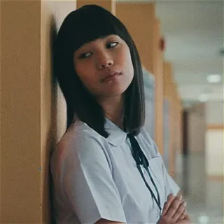 🔪 5353d826 Nanno Girl From Nowhere Schulmädchen, Uniform, Nanno, Girl From Nowhere, Schülerin telegram sticker