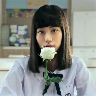 🤰 b39c8335 Nanno Girl From Nowhere Girl from Nowhere, Nanno, Uniforme escolar, Flor, Asiática telegram sticker