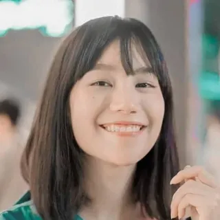 🔪 bd4518d1 potret, wanita, gadis, senyum, orang, asia, bahagia telegram sticker