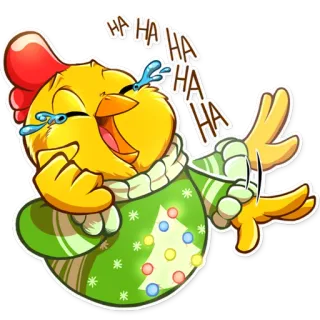 😂 85286921 HA HA HA HA HA HA HA 鸡, 笑, 卡通, 动物, 幽默 whatsapp sticker