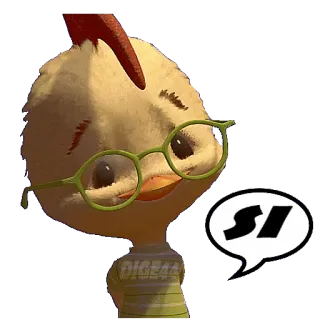👍 e11f8d46 Chicken Little SI Chicken Little, Disney, Animé, Personnage, Oui, Oui telegram sticker