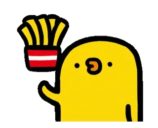 Chicken QQ || @xxyuji whatsapp stickers