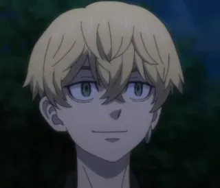 😊 08e20918 Anime, Charakter, Porträt, lächelnd telegram sticker