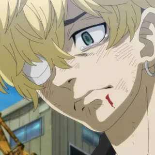 😢 1b31646d Anime, Verletzung, Traurig, Weinen telegram sticker