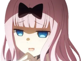 😈 4ba78385 Chika Fujiwara Kaguya-sama: Love Is War Anime, Chika, Kaguya-sama, Love is War, Personnage, Kawaii, Mignon telegram sticker