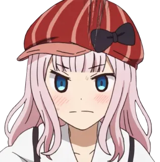 😠 153d48b1 Chika Fujiwara Kaguya-sama: Love Is War Anime, Mädchen, Wütend, Chika Fujiwara, Kaguya-sama: Love is War telegram sticker