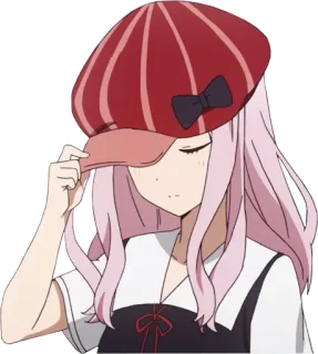 😕 61b4f4a4 Chika Fujiwara Kaguya-sama: Love Is War Anime, Cartoon, Chika Fujiwara, Kaguya-sama: Liebe ist Krieg, Mädchen, Pinke Haare telegram sticker
