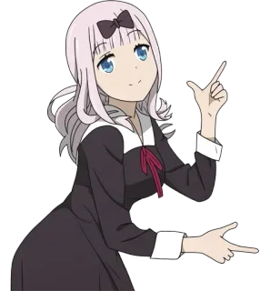 👍 66e03df0 Chika Fujiwara Kaguya-sama: Love Is War anime, manga, chika fujiwara, kaguya sama love is war, süß, mädchen telegram sticker