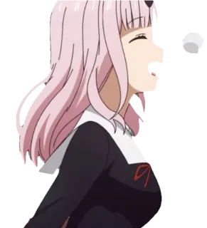 🤤 5d9912a7 Chika Fujiwara Kaguya-sama: Love Is War anime, Chika, Kaguya-sama, Love is War, różowe włosy, kreskówka telegram sticker