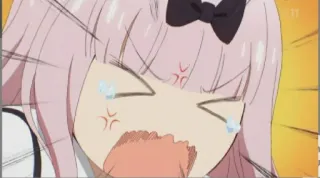 😭 70cdb58d anime, ragazza, piangendo, arrabbiata, cartone animato telegram sticker