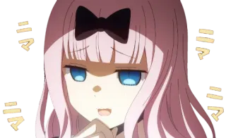 😨 718d3496 マ Anime, Chika, Manga, Giapponese telegram sticker