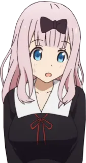 😯 4f6bf036 Chika Fujiwara Kaguya-sama: Love Is War อนิเมะ, น่ารัก, จิกะ, คาวาอิ, Kaguya-sama: Love is War, มังงะ telegram sticker