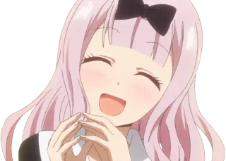 🙏 94a3f0b3 Chika Fujiwara Kaguya-sama: Love Is War อนิเมะ, จิกะ, ฟูจิวาระ, คาวาอี้, น่ารัก, Kaguya-sama telegram sticker