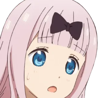 😯 9d9fea8c Chika Fujiwara Kaguya-sama: Love Is War อนิเมะ, จิบิ, น่ารัก, คางูยะ, จิกะ ฟูจิวาระ telegram sticker