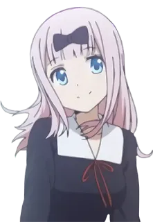 🙂 ba276951 Chika Fujiwara Kaguya-sama: Love Is War อนิเมะ, จิกะ ฟูจิวาระ, น่ารัก, คางุยะ, สติกเกอร์ telegram sticker