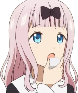 🥟 ecd2d669 Chika Fujiwara Kaguya-sama: Love Is War อนิเมะ, ผู้หญิง, น่ารัก, จิกะ ฟูจิวาระ, คางูยะ, สงครามความรัก telegram sticker