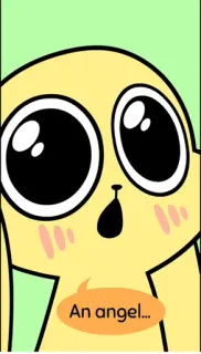 🥰 945b3ed6 An angel... anjo, fofo, desenho animado telegram sticker