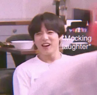 🤪 847a2288 *Mocking laughter* 嘲笑, 笑, 反应, 表情, 人 telegram sticker