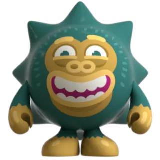 🐵 4e4574d9 jouet, monstre, dessin animé, personnage, autocollant, mignon telegram sticker