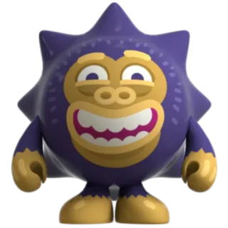 🐵 55fd8af4 dessin animé, monstre, personnage, autocollant telegram sticker