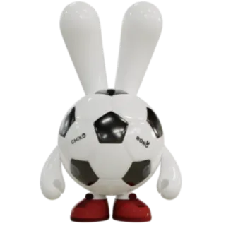 ⚽️ 59aab8c5 CHIKO ballon de foot, Chiko, mascotte, sport, lapin, football telegram sticker