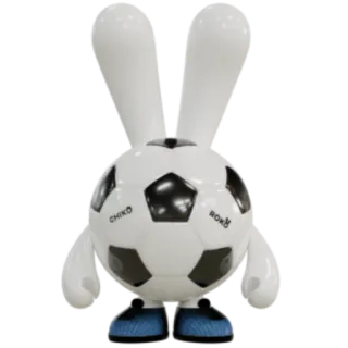 ⚽️ 9ef71862 CHIKO foot, jouet, lapin, mascotte, football américain telegram sticker