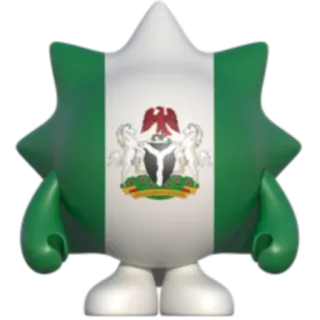 🇳🇬 19e9dd6e Nigeria, Flagge, Land, Afrika, Nationalflagge, Nigerianische Flagge, Nationales Symbol telegram sticker