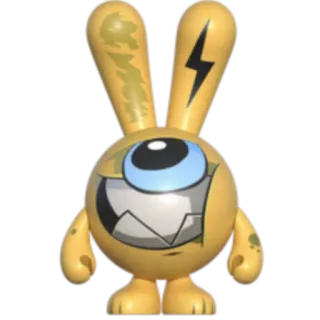 🌊 1f62681f spielzeug, charakter, cartoon, blitz, hase telegram sticker