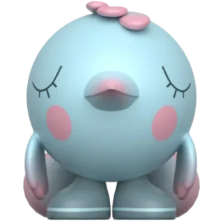 🐦 35e8d6c1 süß, Cartoon, Vogel, Pastell, kawaii telegram sticker