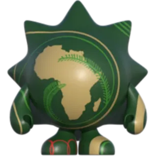 🌍 4e781bdd Afrika, Kontinent, Globus, Grün, Farn, Karte telegram sticker