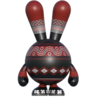 🇸🇿 9b255ffc Spielzeug, Hase, Skulptur, Kunst, Figur, Dunny telegram sticker
