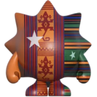 🇹🇱 a909c052 figur, geometrisch, stern, farbenfroh telegram sticker