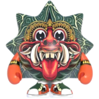 🇮🇩 af128c08 Monster, Dämon, Spielzeug, Kreatur, Illustration telegram sticker