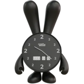 ⏰ bcb54ebf CHIKO X BROAD Spielzeug, Uhr, Schwarz, Figur, Roboter, Chiko, Breit telegram sticker