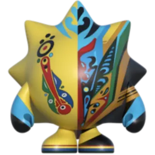 🇬🇲 dbe67fb5 Aufkleber, Kunst, Figur, Bunt, Spielzeug, Design telegram sticker