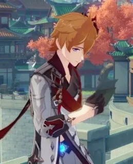 🌟 01a819e3 Tartaglia Genshin Impact anime, game, character, tartaglia, genshin impact telegram sticker