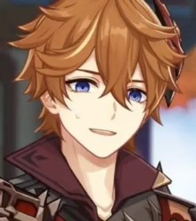 💫 045d60c6 Tartaglia Genshin Impact anime, game, genshin impact, tartaglia, character telegram sticker