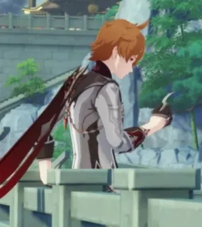 🌟 66605ed7 Tartaglia Genshin Impact Tartaglia, Genshin Impact, anime, video game character, character, game telegram sticker