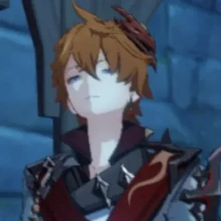 🙄 a6ac69d9 Tartaglia Genshin Impact anime, game, character, fantasy, ginger, tartaglia, genshin impact telegram sticker