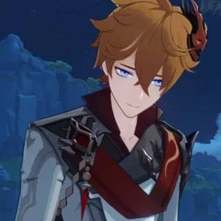 ☹️ f6aac6f7 Tartaglia Genshin Impact Tartaglia, Childe, Genshin Impact, game, anime, character telegram sticker