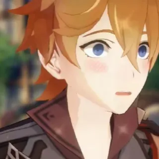 😳 0585c0a2 Tartaglia Genshin Impact Anime, Spel, Genshin Impact, Tartaglia, Childe, Personage telegram sticker