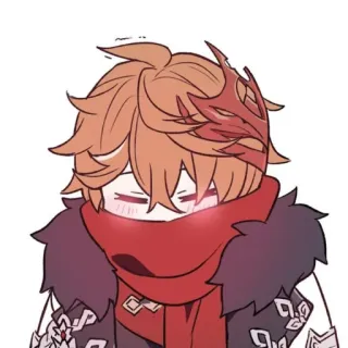 🤭 4551dd94 Tartaglia Genshin Impact Anime, Videogame, Personage, Genshin Impact, Tartaglia, Chibi telegram sticker