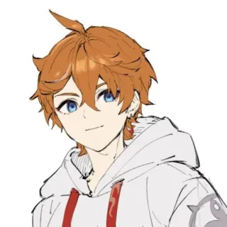 😀 b1e0b00a Tartaglia Genshin Impact Anime, Spel, Genshin Impact, Tartaglia, Personage telegram sticker