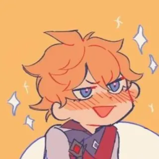 😏 ece3b56e Tartaglia Genshin Impact Chibi, Anime, Videogame, Genshin Impact, Tartaglia, Personage, Fanart telegram sticker